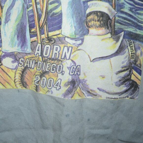 Nurses Run the ship! Aorn San Diego Cali 2004 Graphic Fringe Sleeveless Top - Picture 7 of 15